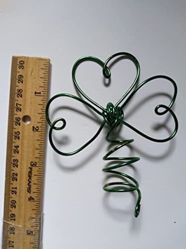 Green & Gold Shamrock Mini Tree Topper For Small St Patrick's Day Trees #TOP1