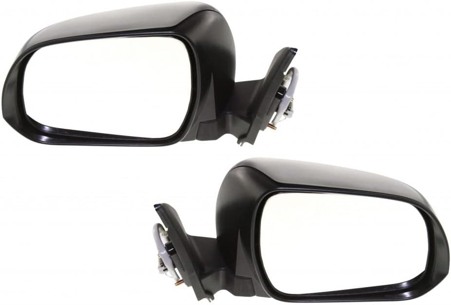 For Toyota Highlander 2008 09 10 11 12 2013 Door Mirror Driver Side | Power | Non-Heated | Paint to Match | Replacement For 87940-0E061, 87945-0E020-C0 | TO1320245