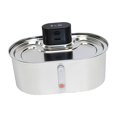 Fuente automática de agua para gatos con sensor y USB