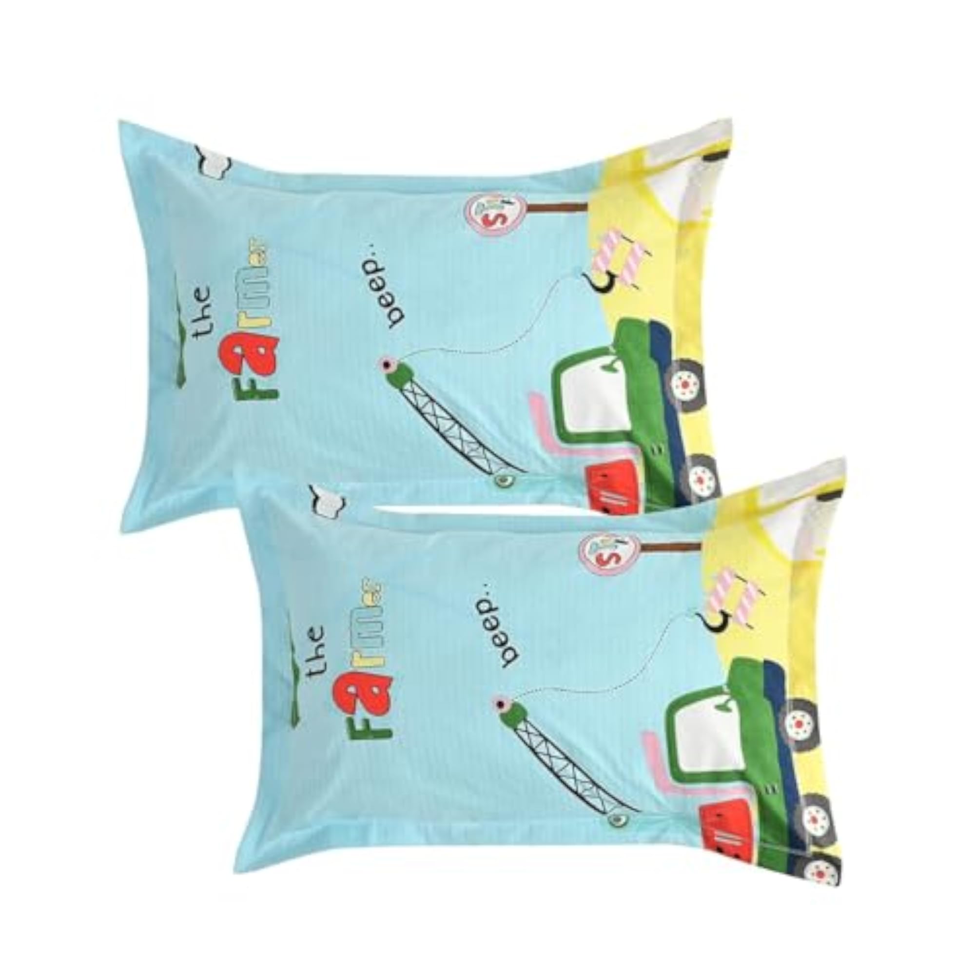 Luxurious Cotton Kids Double Bedsheet with 2 Pillow Covers
