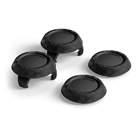 SCUF Universal Thumbstick Grips: 4 Pack with 2 Bases - Pulse - Black Cover