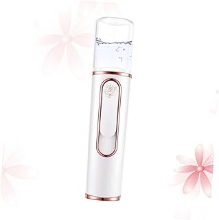 Hidratante Facial Portátil De Vapor Nano Para Cuidado Piel Facial De Diseño Ergonomico Color Blanco