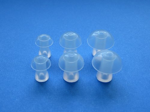 6 Pcs S/M/L Soft Replacement Mushroom Domes Eartips Earbuds Compatible With Shure Se Series: Se110 Se115 Se210 Se315 Se420 Se425 Se530 Pth Se535 And Shure E3C E4C E4G E5C I3C I4C Scl3 Scl4 Scl5 #TOP22