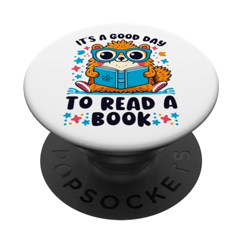 It’s a Good Day to Read a Book - Reading Lover Librarian PopSockets PopGrip Intercambiable