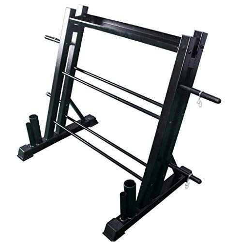 KOMFGT Estante grande para mancuernas de 3 niveles, solo soporte para equipo de fitness, estante de pesas para el hogar, soporte para mancuernas
