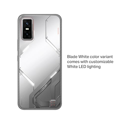 Image of Infinix GT 30 Pro 5G+ (Blade White, 12GB RAM, 256GB Storage) | MediaTek D8350 Ultimate | 120FPS BGMI Gaming | Gaming Triggers | 1.5 Million+ AnTuTu | Infinix AI Without Offers