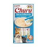 CHURU Cat Receta DE ATUN con Vieira 4X 14GR