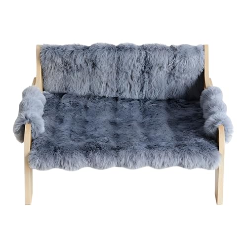 Good Fleece and Composite Board Cats Pet Bed Sofa Comfortable Stable Reliability Construction Comfortable Cats Bed