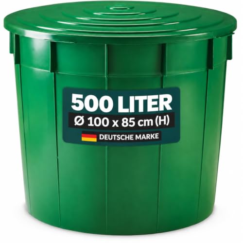 Kreher XXL Wassertank Wasserspeicher 500 L Kunststoff, Grün