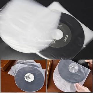 DAOOZHU Pochette Vinyle 33 Tours,50 pièces Pochette Vinyle Intérieures,Protection Vinyle 12″,Antistatique - Les Beatles, Paul McCartney, John Lennon, RIngo Starr, George Harrison DAOOZHU Pochette Vinyle 33 Tours,50 pièces Pochette Vinyle Intérieures,Protection Vinyle 12",Antistatique – Image 5