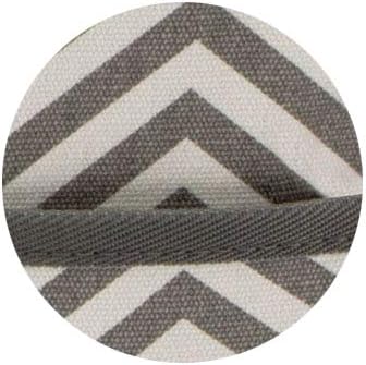 Craft Caddy Bundle, by Little Grey Rabbit, Large Design, Sturdy Construction, Grey Chevron, Bundled with Knitting Kit