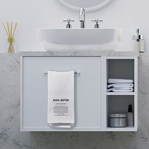 Negiga Friendship Motivational Soul Sister Definition Reusable Waffle Weave Dish Cloth Towel 24X16 Inch,Soul Sister Definition Decor Decorative Dish Towel For Cooking Drying Cleaning Kitchen Bathroom #TOP1