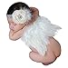 Produktbild CHIC-CHIC Baby Engel flügel Kostüm 0- 6 M Säugling Fotografie Outfit Newborn Foto Prop Neugeborenes Baby Feder Anzug (Beige)