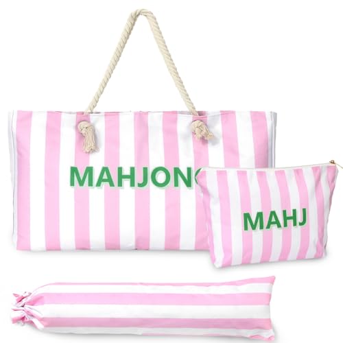 Set de Bolsas para Mahjong con Asa y Cierre