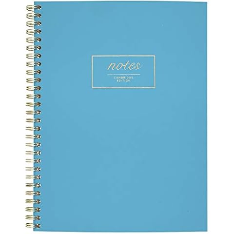 Cambridge Meeting Notebook, Journal, 9-1/2" x 6-5/8 ", Legal Ruled, 80 Sheets, WorkStyle, Fashion, Teal (49587) Cover