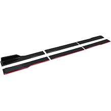 Car Side Skirts for Fiat Talento 2016 2017 2018 2019 2020 2021, Side Skirt Extension Side Skirts Side Skirts Body Car Accessories,Red