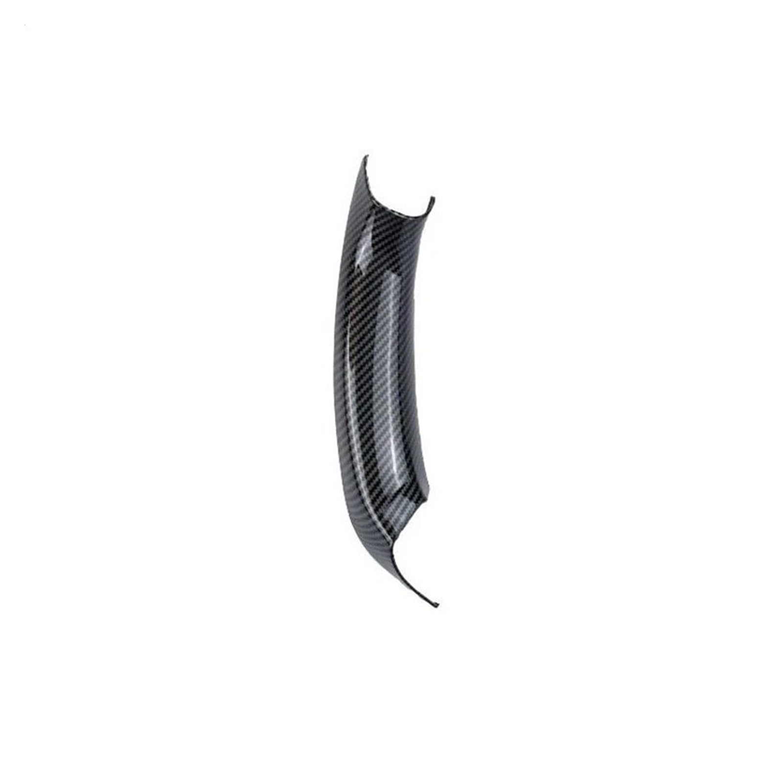 HTUHBCX Car Door Inner Handle for X3 for X4 F25 F26 2010-2016 Car Interior Door Handle Panel Pull Cover LHD/RHD Carbon Texture/Black(Left Carbon)