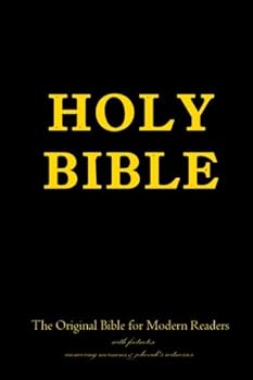 Paperback Holy Bible: The Original Bible for Modern Readers with footnotes answering mormons & jehovah's witnesses Book