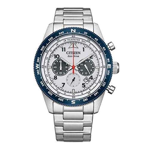 Image of Citizen Stainless Steel Analog Grey Dial Silver Strap Men's Watch-Ca4554-84H