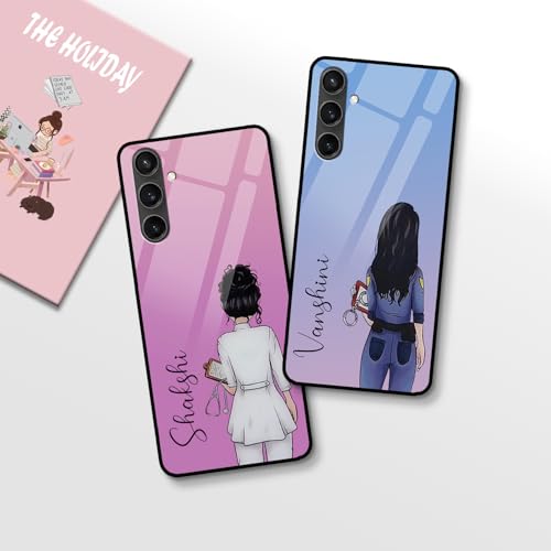 Image of COLORflow Back Cover Compatible with Samsung Galaxy S23 FE 5G | Professional Girl Color Customized | Shockproof TPU Bumper with Camera Protection Back Cover Compatible with Samsung Galaxy S23 FE 5G