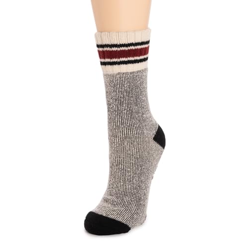 MUK LUKS Women's Camp Sock W/Grippers2