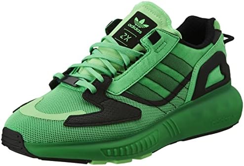よりと adidas Erkek Zx 5k Boost spor ayakkabısı, Yarı Screaming Green