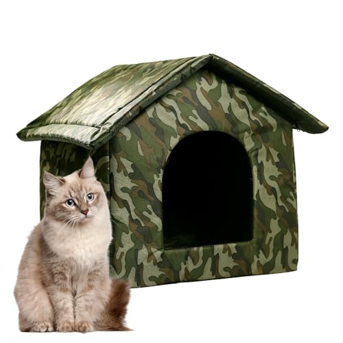 Cuccia Per Gatti Da Esterno Impermeabile, Per L'inverno All'aperto - Resistente Alle Intemperie Per Animali Domestici, Cani Di Piccola Taglia
