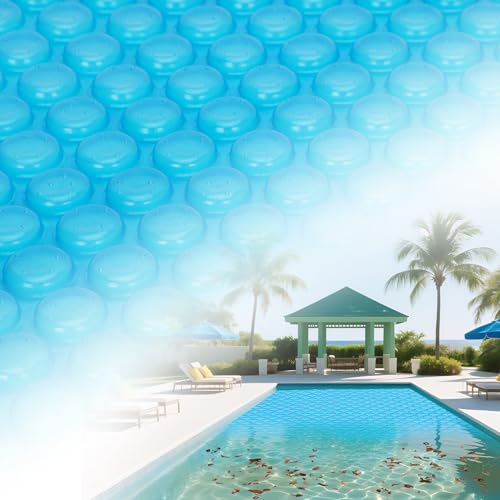 Solar Pool Cover, 24 x 12 ft Rectangle Solar Cover for Pools