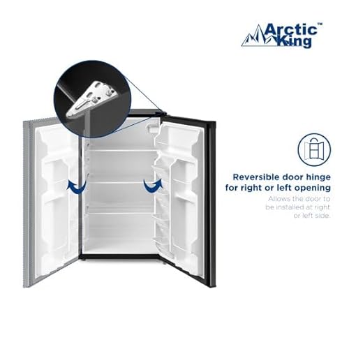Generic 287456812 Mini Fridge - Black Stainless Steel thumb #4
