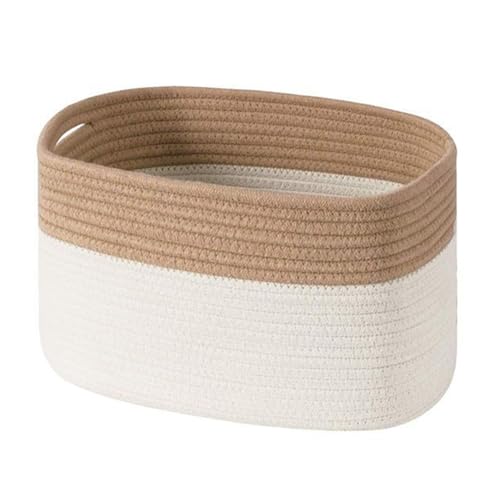 KBIBCK Cotton Rope Storage Basket, Woven Storage Basket with Handles, Toy BasketStorage, Decorative Closet Shelf WovenBasket for Bathroom, Large StorageBasket for Toys, Towels, Books, Baby Clothes - Cosy Home Interiors KBIBCK Cotton Rope Storage Basket, Woven Storage Basket with Handles, Toy BasketStorage, Decorative Closet Shelf WovenBasket for Bathroom, Large StorageBasket for Toys, Towels, Books, Baby Clothes