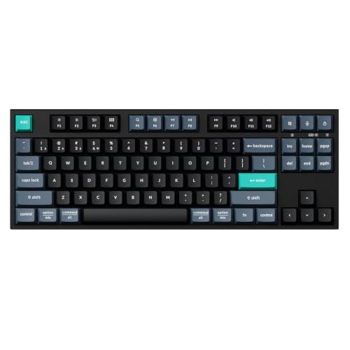Image of Keychron B33 Wireless Keyboard, Premium TKL Scissor Switch Keyboard with Tri-Mode Connectivity, Programmable via Launcher, for Mac Windows Linux (Quieter)