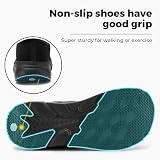 Fitville Extra Wide Buty Do Biegania Męskie Buty Do Biegania Amortyzowane Buty Sportowe Lekkie, Oddychające Trampki Tenisówki Fitness Buty Do Chodzenia V2 Czarny 44 EU Szerokie