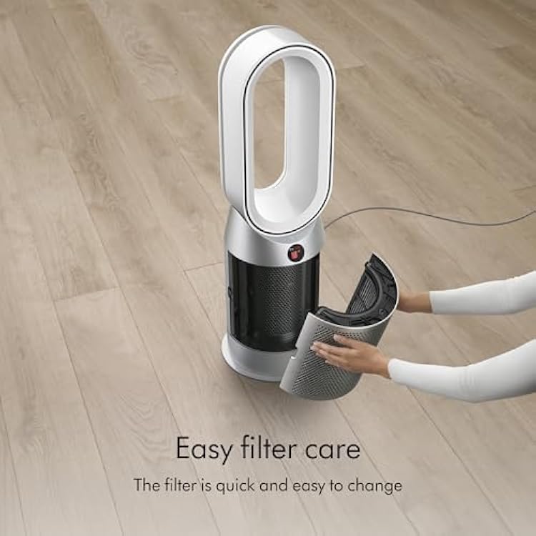 Dyson Purifier Hot+Cool HP07 Air Purifier, Heater, and Fan - White/Silver, Large