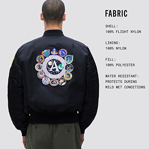 Alpha Industries MA-1 Vf Nasa Bomber Jacket Per Uomo Black - 5