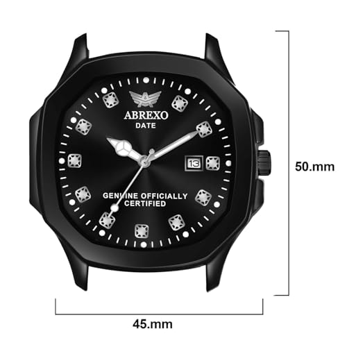 Image of Abx7200 Black Dial NewArrival Arabic Style Brown Silicone Magnet Strap Date Working Quartz Watch for Boys-