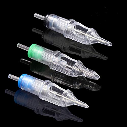 Tattoo Cartridge Needles - Tazay 80pcs Assorted Round Liner Shaders Magnum Mixed Size 3RL 5RL 7RL 9RL 7M1 9M1 7RS 9RS for Tattoo Machines Tattoo Supplies