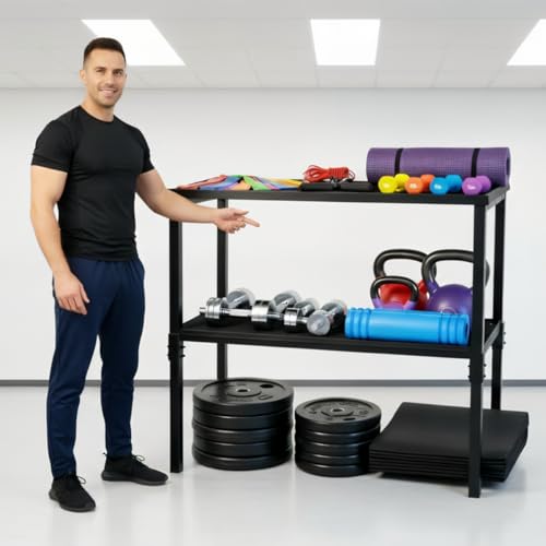 OGODU Commercial Heavy Duty Dumbbell/Kettlebell Rack Stand 500-800LBS by OGODU - Used condition - Image 4