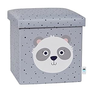 Love IT Store IT Sitzhocker Panda Grau 35cm