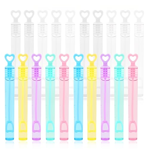 THQAE 20 unidades mini pompas de jabón,pompas de jabón para bodas, para bodas, con forma de corazón, para bautizos, cumpleaños, bodas, compromisos, San Valentín