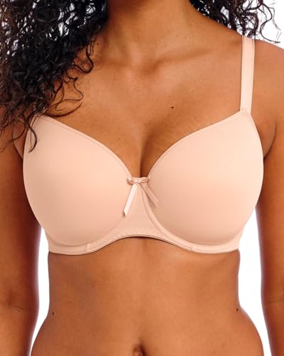 Freya Women's Fancies Underwired Balcony T-Shirt Bra Balconette, Natural Beige, 34DD - Image 4