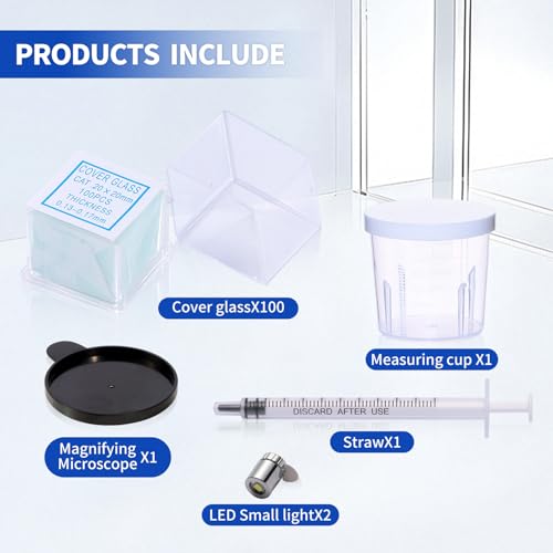 Sperm Magnifying Glass, Suitable for Semen Observation,Home Sperm Testing, Male Fertility Observation, Can be Used 100 Times,Quick Result