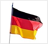 Deutschland Flagge Diese Flagge Ist Doppelt Um Die Kanten Genäht, Um Tränen Und Schäden Bei Windigeren Bedingungen Zu Vermeiden.