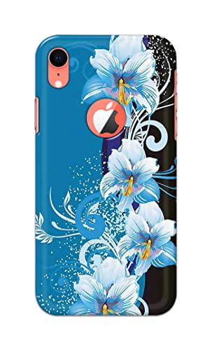 Image of PRINTFIDAA Beautiful Floral Design Printed Designer Hard Case for Apple iPhone XR Logo (6.1 inch), A2105, A1984, A2107, A2108 Back Cover -(e) RPM1006