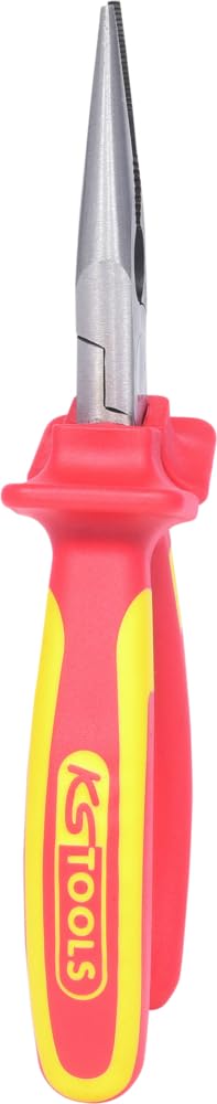 KS Tools Ergo Vde 150mm Long Straight Nose Plier, Multicolor - Image 2