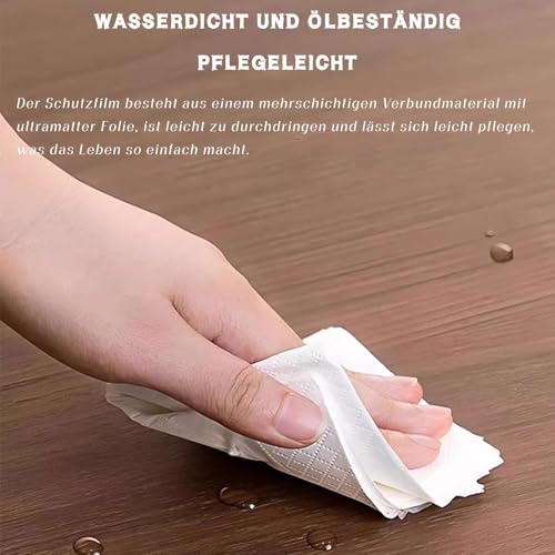 Papier peint en bois grain texturé film adhésif meubles et crédence cuisine