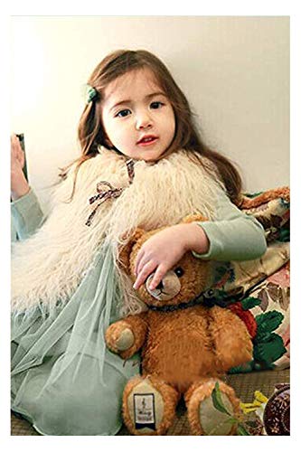 Girls Shrug Faux Fur Vest Waistcoat Gilet Kids Casual Winter Warm Jacket Coat Black #TOP6
