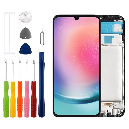 Écran TFT pour Samsung A24 4G bloc complet LCD tactile SM-A245F cadre