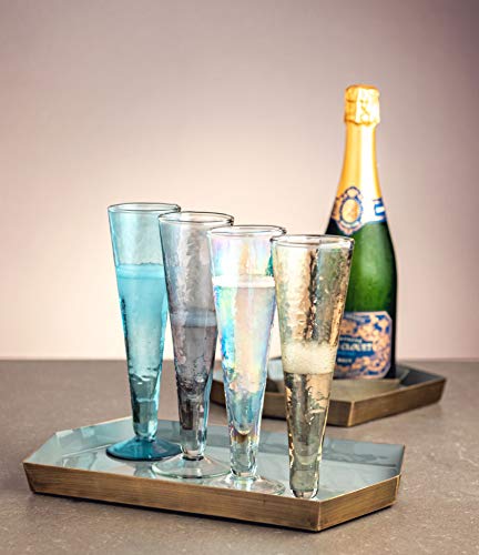 Verres à pied irisés KARMA GIFTS tendance table moderne - 3