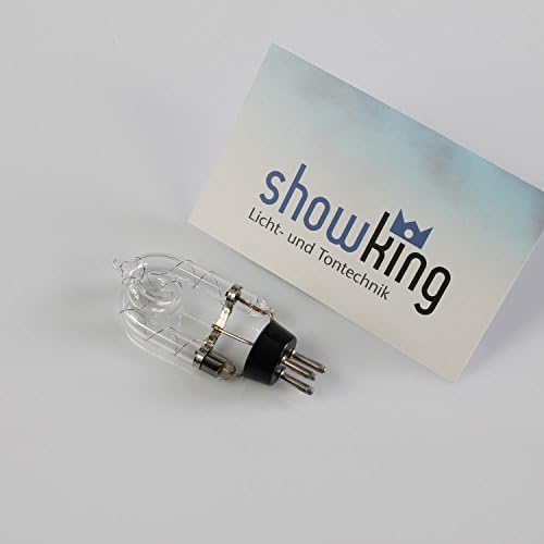 Stroboscope spare light 230V / 75W for Techno Strobe 500 / 3 pin base / coiled coil / 8000K - for power strobe 500 - showking