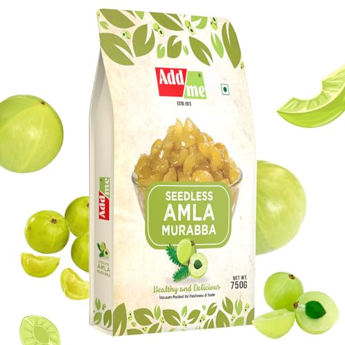 Image of Add me Seedless Dry Amla Murabba 750gm | Sweet & Delicious Amla Ka Murabba Without Sugar Syrup | Immunity Booster Vacuum Pack